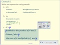 Understanding Expressions and Operations