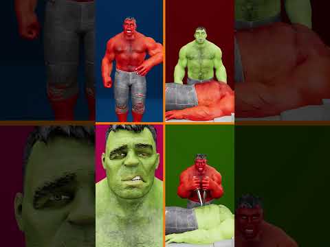 All episodes of crazy Hulks battles..! #shorts