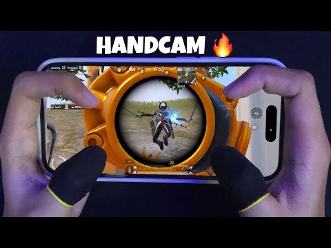 Best HANDCAM 4 Finger + Gyroscope | iPhone 14 Pro ❤️ PUBG Mobile