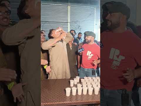 Banana Milk Shake Drinking Contest #foodblogger #funny #mianbhai #foodchallenge #comedy #food