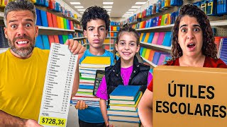 COMPRANDO los ÚTILES ESCOLARES para EL PRIMER DÍA de CLASES|4PLUSONE
