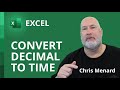 Converting Time Formats in Excel
