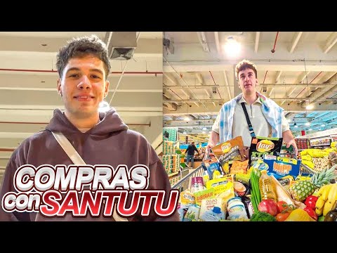DE COMPRAS EN EL SUPER CON SANTUTU 🥸