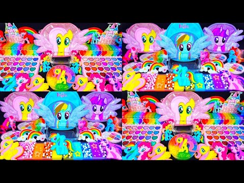 [About 1 hours Video] "My Little Pony" Slime! 🌈ASMR🌈 #satisfying #슬라임 (547)