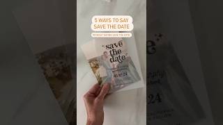 DIY Save the Dates