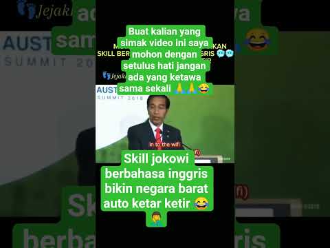 universitas lain mana bisa seperti ini hanya jebolan UGM yg mampu #jokowi #bahasainggris #shorts