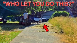 Police Show Up TWICE Speculating My FREE Lawn Cleanup For This Family