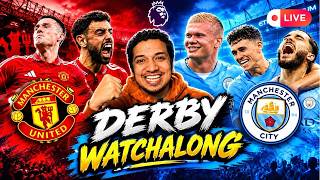 Manchester United vs Manchester City Live Watchalong | MANCHESTER DERBY Premier League
