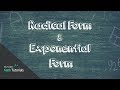 Exponential and Radical Expressions