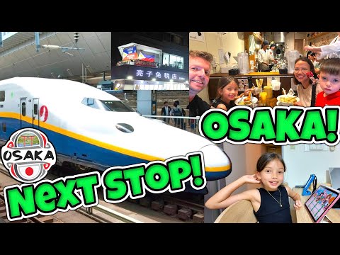 Riding the Shinkansen to Osaka 🚅 So Proud of Our Little Travellers! @JustCathyMaganda