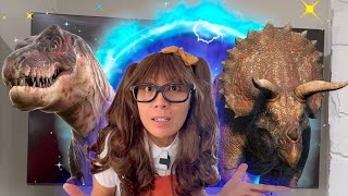 Carnivore vs Herbivore Dinosaurs for Kids Part 2 | Dinosaurs Take Over Soso’s House!
