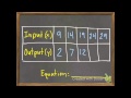 Input and Output Relationships
