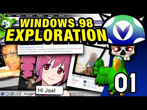 [Vinesauce] Joel - Windows 98 Exploration: Old Youtube ( Part 1 )