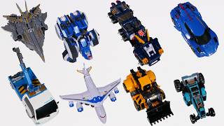Videos educativos con juguetes para niños: ¡Aprende sobre vehículos con robots transformables!