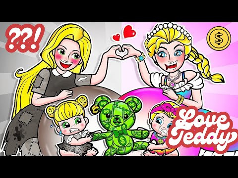 [🐾paper doll🐾] Broke Rapunzel vs Giga Rich Neighbor Family In The Hospital - Rapunzel Family