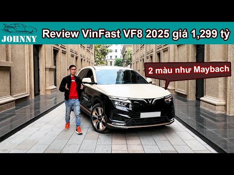 Review VF8 Plus 2025 giá mới Quá Hấp dẫn, thay đổi nhận diện với phong cách 2 màu như xe siêu sang