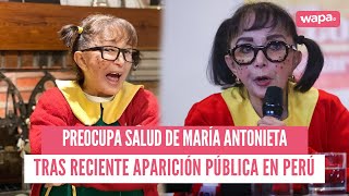 La CHILINDRINA preocupa por ALARMANTE ESTADO al no poder CAMINAR NI HABLAR BIEN en su visita a PERÚ