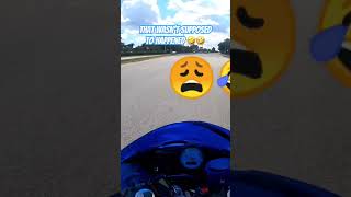 🤣🤣 Haven’t stalled in a min #mikecheckmoto #yamahar6 #bikelife
