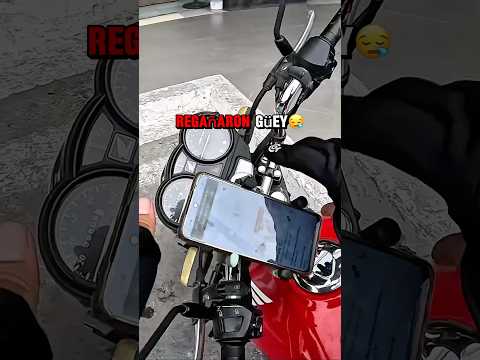 Salí regañado por usar el estacionamiento🗣️😆 #Repartidor #Motos #MotoVlog #Motocicletas #Trabajo