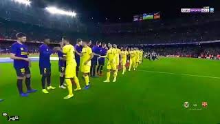 ملخص مباراة برشلونة ضد فياريال 2/0 تألق ديمبيلي و تسجيل ألينيا أول أهدافه