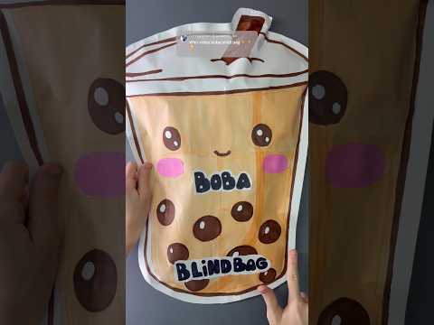 Boba Blind Bag#blindbag #papersquishy #youtubeshorts #squishy #papercraft #craft #diy #asmr