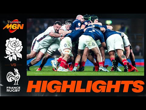 ENGLAND v FRANCE | 2025 GUINNESS MEN'S SIX NATIONS | RUGBY HIGHLIGHTS