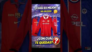 ESTOS JERSEYS DEL 99/2000 ESTÁN LOCOS 🤯 ¿CUÁL GANA? #Futbol #JerseysRetro #FutbolVintage #Soccer