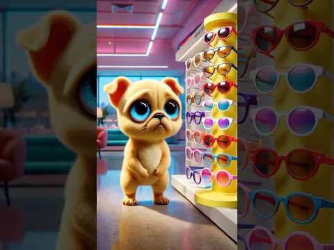 Cute Dog's Shopping Trip for Glasses! 👓🐶 Family Dance Party Ensues! #FrenchBulldog #CuteDog #cute