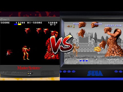 Comparativa ARCADE-MASTER SYSTEM - ¿Tanta diferencia hubo?