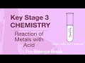 Reactions of Metals with Acids