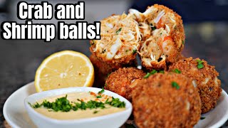 Crispy Crab and Shrimp Balls!