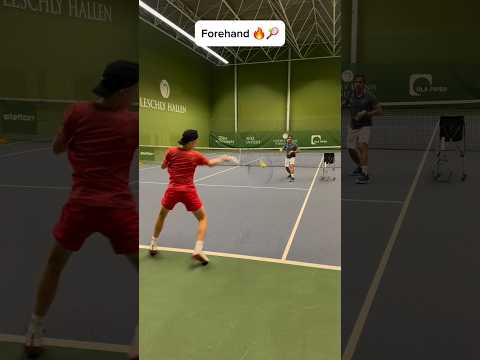 Entrenamiento de derecha con @oestergaardlaurits en IG 🔥🎾 #tennis #tenis #tennisplayer #tennislife