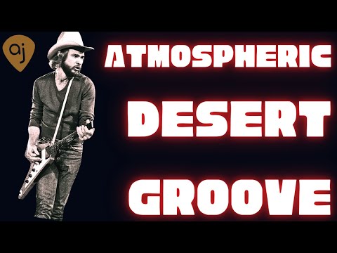 Atmospheric Desert Groove Backing Track For Guitar in D Minor