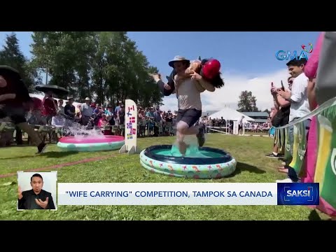 'Wife carrying' competition, tampok sa Canada Videos GMA News Online