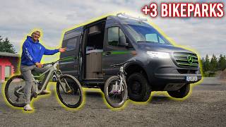 MTB Roadtrip mit dem Camper Van zu 3 Bikeparks!