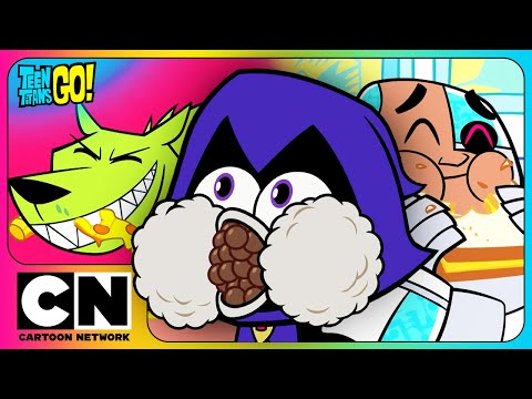 🍕🍪 TOP 10 Best FOOD Moments | Teen Titans Go! | Cartoon for Kids | Cartoon Network Asia