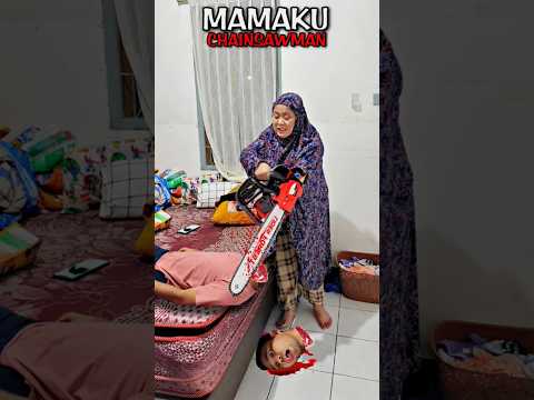 Apa❗Emak Jadi Chainsawman❗Begini Cara Buatnya❗#editing #tutorial