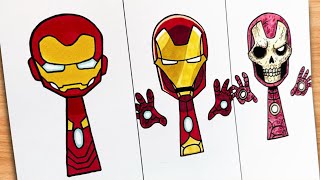 Dibujo My Sprunki OC:  [IRON MAN] Fase 1 a Fase 3 | CunsArt - Incredibox Sprunki