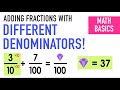 Mastering Addition of Fractions with Different Denominators