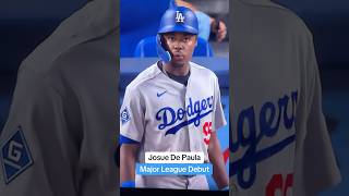 Josue De Paula MLB Debut #mlb #dodgers