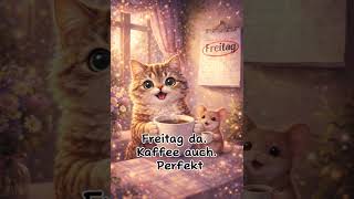 Guten Morgen Grüße | WhatsApp Gruß | Freitag | Tiergrüße Bildgruß zum Teilen