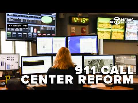 YouTube video thumbnail:  D.C. Council Hears Testimony on 911 Reforms