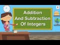 Adding and Subtracting Integers