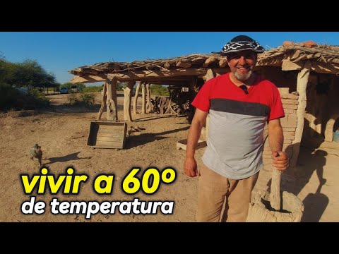 ASI VIVE LA GENTE DE CAMPO EN LAS SALINAS, sin luz y bebiendo agua del cielo. Santiago de Estero