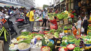 Cambodia Food Vlog @ Takeo Province & Phnom Penh City - Breakfast, Drink, Snacks, & Market Food