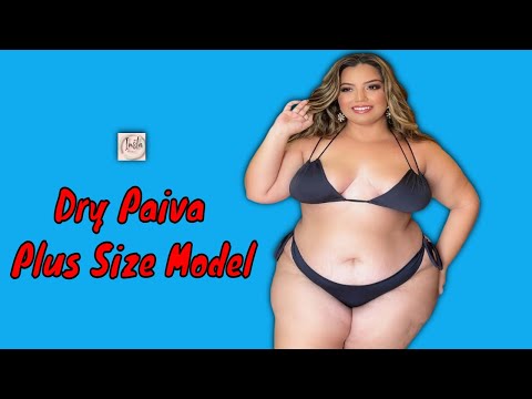 Dry Paiva 🇧🇷…| Review Bikini Haul Transparent | Plus Size Model Fashion Show | Curvy Outfits | Bio2