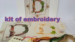 ปักผ้าตัวอักษร Kit of embroidery 