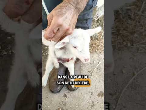 Incroyable ! Comment un agneau orphelin trouve une nouvelle maman 🐑❤️ #shorts