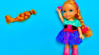 Elsa and Anna toddlers rescue Anna's braid from Ursula