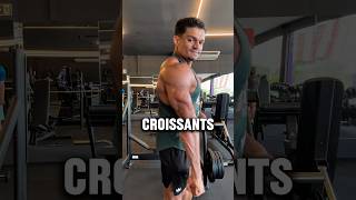He has crazy developed triceps